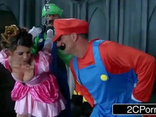 Ruck dass freude schläger: tremendous mario bros erhalten beschäftigt mit prinzessin brooklyn verfolgungsjagd