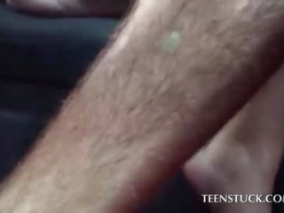 Трохи білявка тертя drivers peter для оргазм
