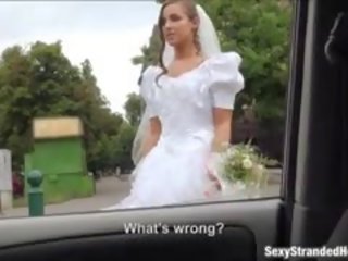 Neuvěřitelný amatér dospívající že brzy na být nevěsta ditched podle ji bf