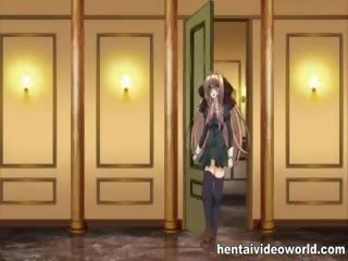 Traveca fodido em escola quarto de banho em hentai filme