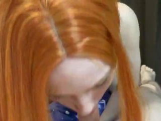 Redhead goddess blowjob and cum in mouth xxx clip clips