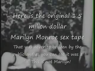 Marilyn monroe originaal 1.5 miljon porno lint vale mitte kunagi seen