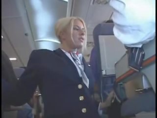 Riley evans amerikane stjuardesë i madh stimulim me dorë