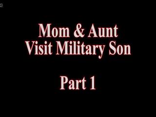 Mami dhe teze vizitë ushtri bir pjesë 1, i rritur video de